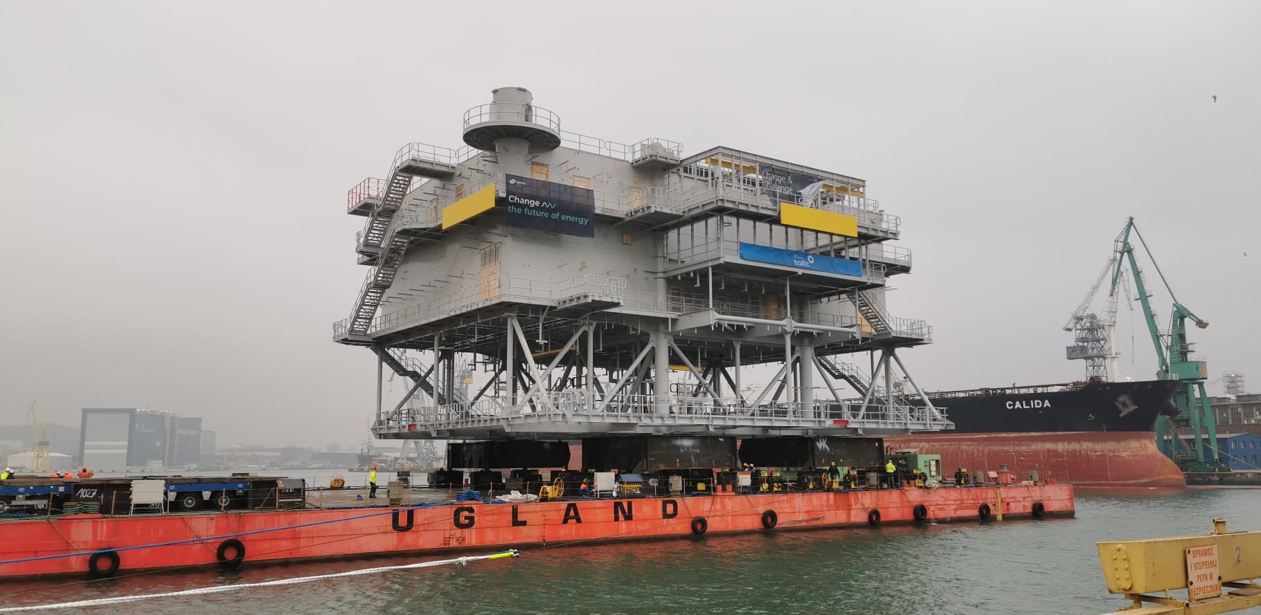 Grupa Przemysłowa Baltic zakończyła w Gdyni budowę dwóch stacji transformatorowych (fot. Radio Gdańsk/Marcin Lange)