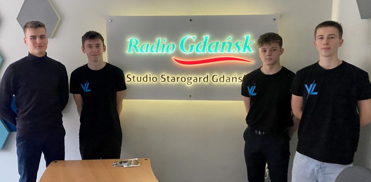 Bartosz Puchala, Dawid Dzwonkowski, Paweł Fotta, Wojciech Ciemiński (fot. Radio Gdańsk/Filip Jędruch)