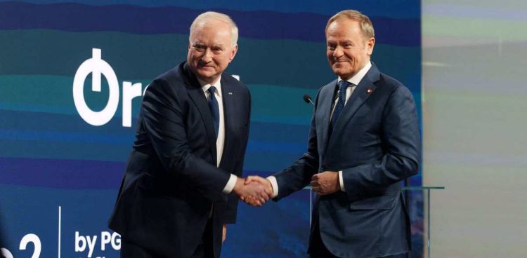 Dariusz Marzec i Donald Tusk (fot. X/Dariusz Marzec)
