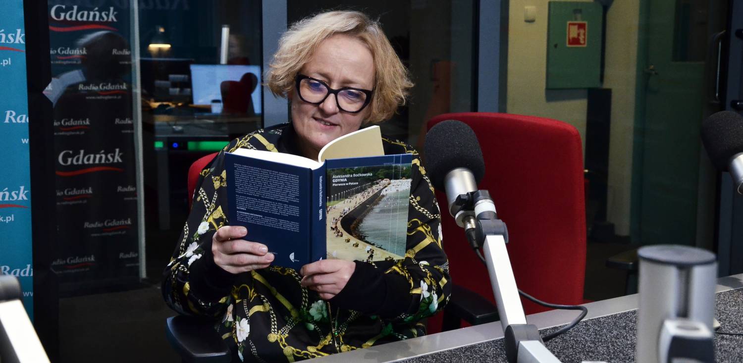 Aleksandra Boćkowska, pisarka, reportażystka, autorka książki "Gdynia. Pierwsza w Polsce" (fot. Radio Gdańsk/Piotr Puchalski)