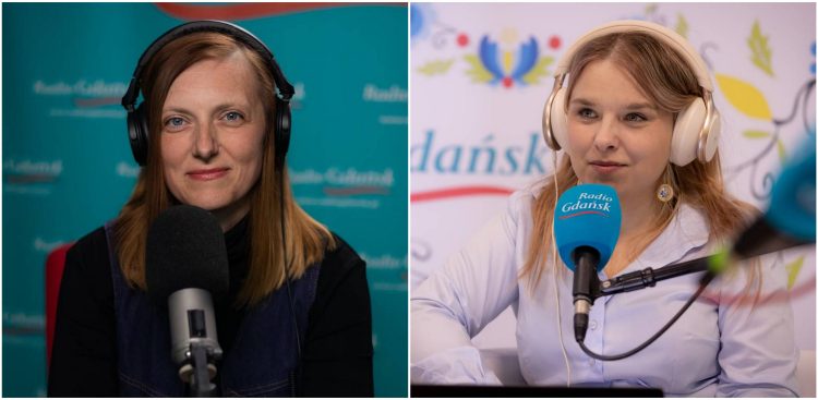 Alicja Samolewicz-Jeglicka i Tatiana Slowi (fot. Radio Gdańsk)