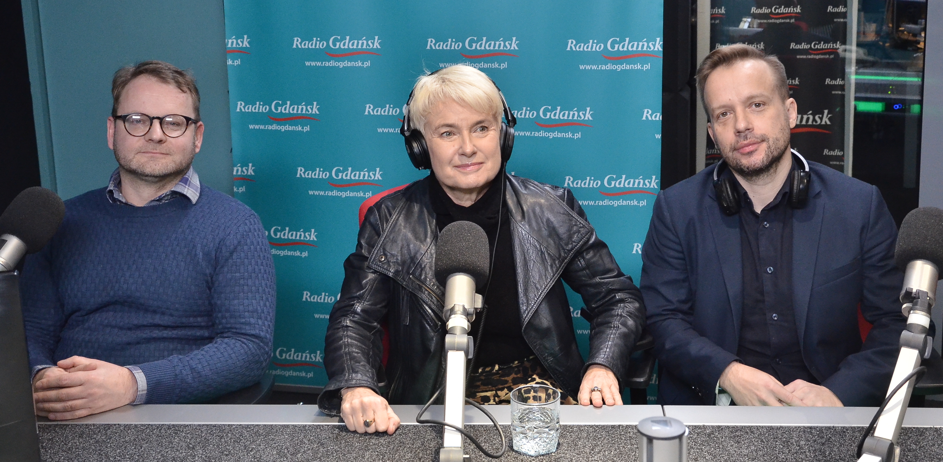 Michał Stąporek, Dorota Sobieniecka, Piotr Olejarczyk (Fot. Radio Gdańsk/Adrian Kasprzycki)