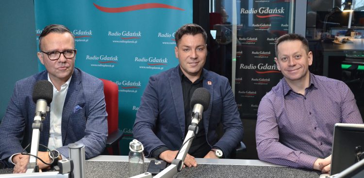 Tomasz Limon, Lukas Liedtke, Przemysław Kitowski (Fot. Radio Gdańsk/Adrian Kasprzycki)