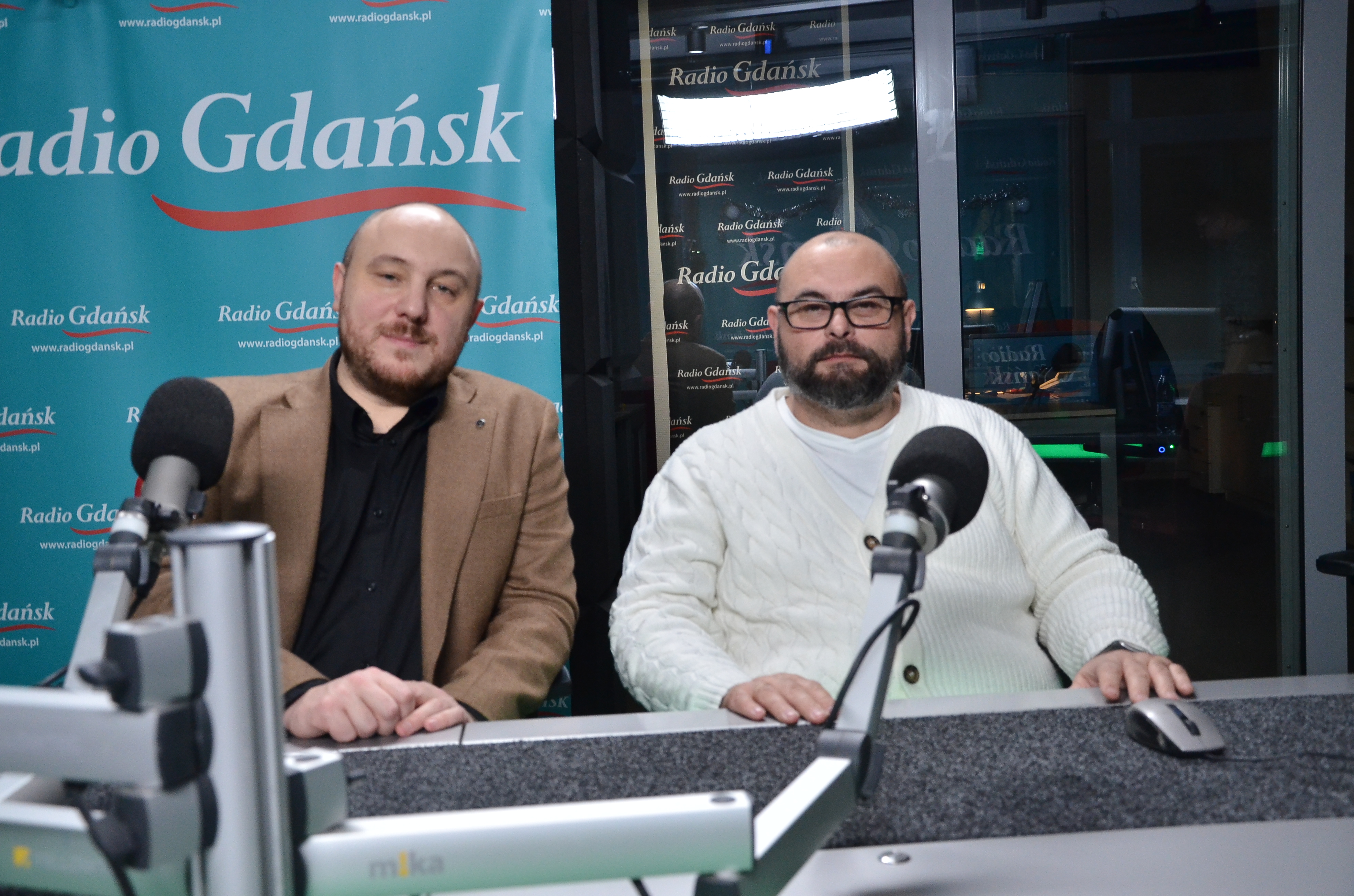 Arkadiusz Modrzejewski, dr Paweł Kusiak (fot. Radio Gdańsk)
