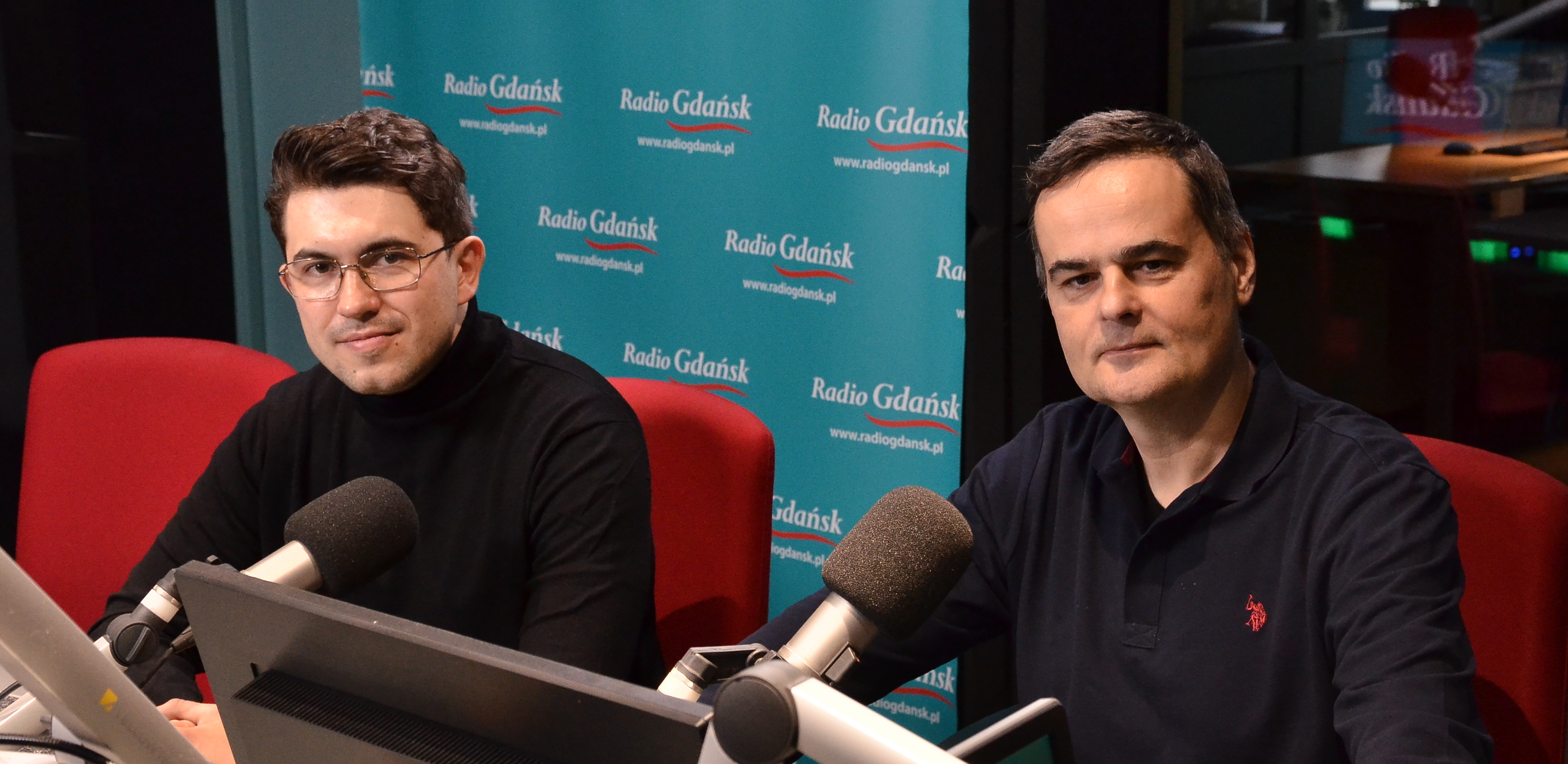 Rafał Mrowicki i Krzysztof Katka (fot. Radio Gdańsk/Adrian Kasprzycki)