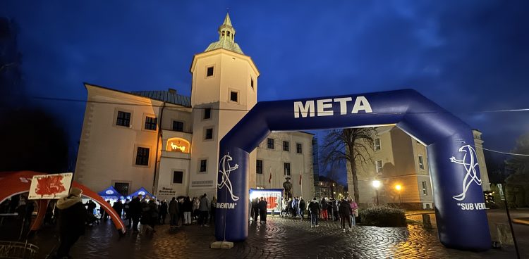 Meta biegu "Policz się z cukrzycą" w Słupsku (fot. Radio Gdańsk/Alek Radomski)