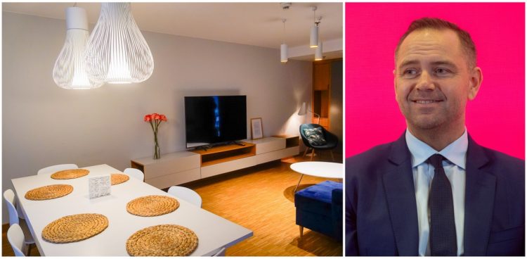 Na zdjęciu Karol Nawrocki i apartament deluxe w Muzeum II Wojny Światowej (fot. KFP/Paweł Marcinko)