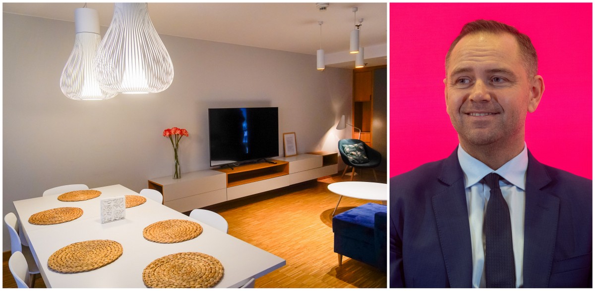 Na zdjęciu Karol Nawrocki i apartament deluxe w Muzeum II Wojny Światowej (fot. KFP/Paweł Marcinko)