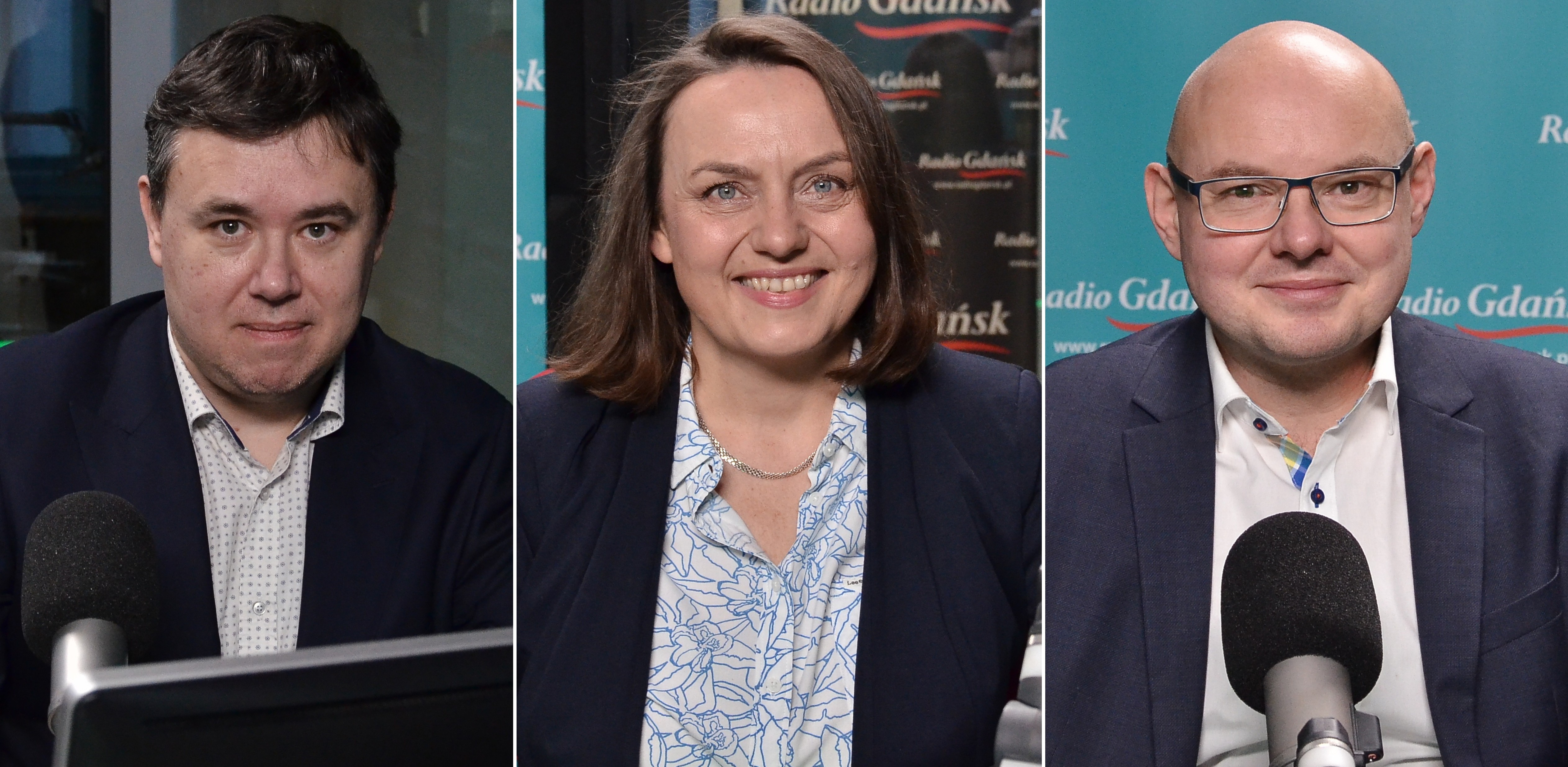 Piotr Beniuszysz, Alina Geniusz-Siuchnińska, Paweł Trawicki (Fot. Radio Gdańsk)