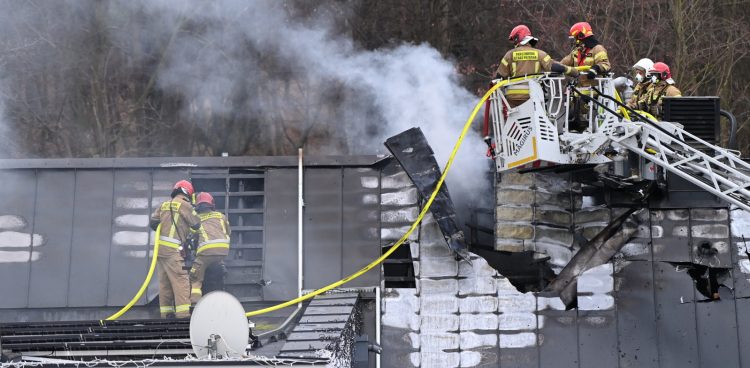 W pożarze nikt nie ucierpiał (fot. PAP/Andrzej Jackowski)