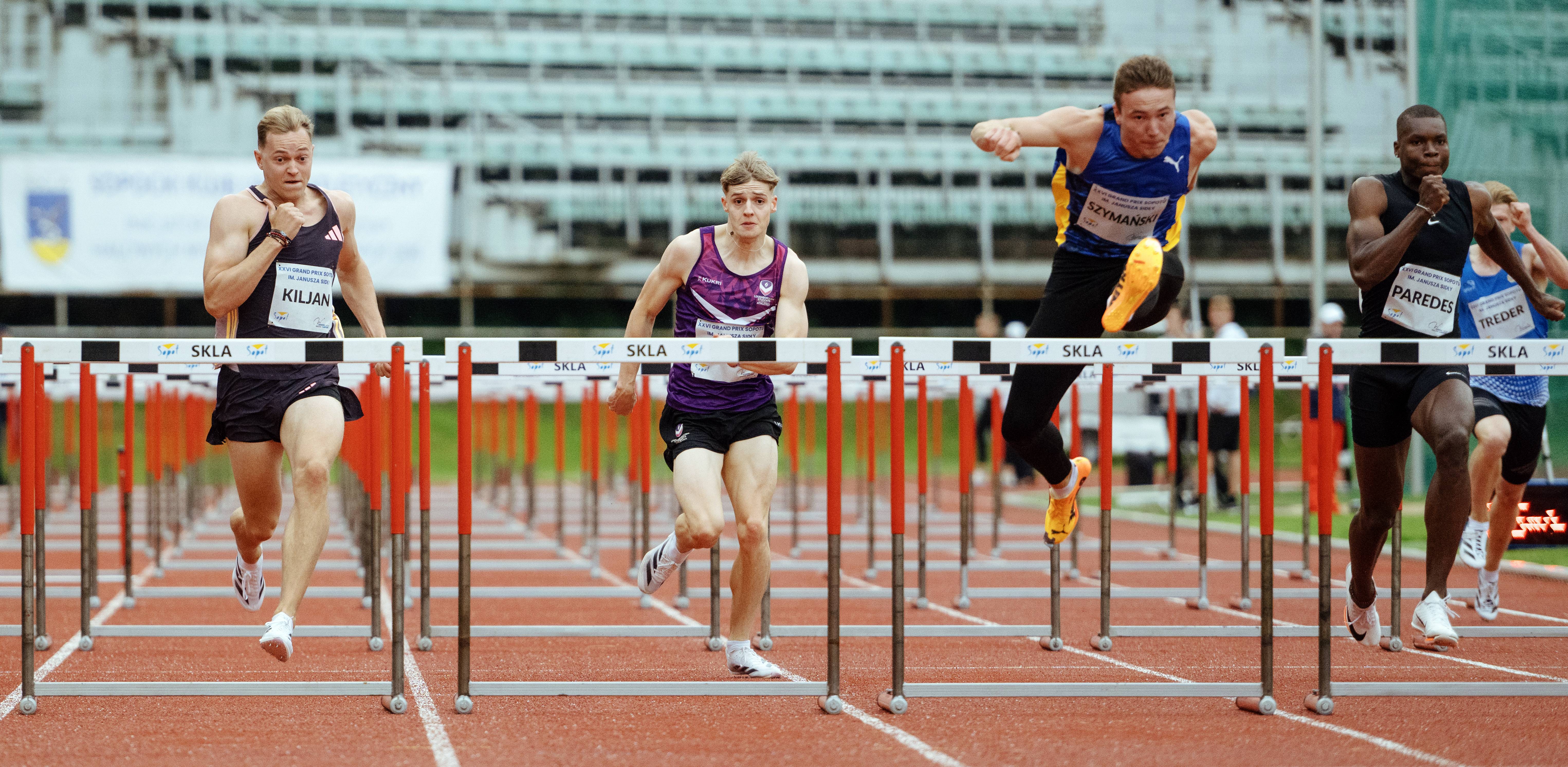 XXVI Grand Prix Sopotu imienia Janusza Sidły. Nz. 3 od lewej: Jakub Szymański, 16.06.2024 r. (fot. Bartosz Bańka / KFP)