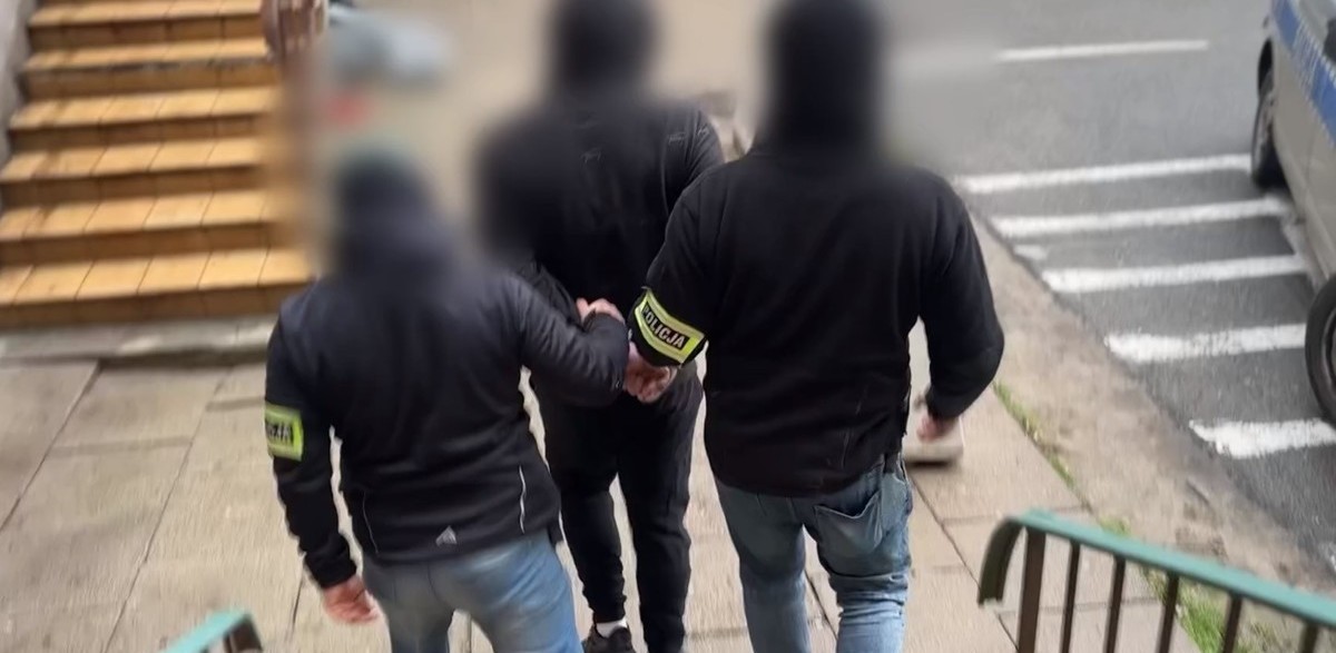 Zatrzymanie 31-letniego mieszkańca Elbląga (fot. KMP w Elblągu)