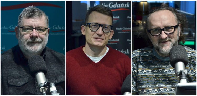 Andrzej Chmielecki, Bogusław Wieczorek, Adam Protasiuk (fot. Radio Gdańsk/Martyna Krawcewicz)