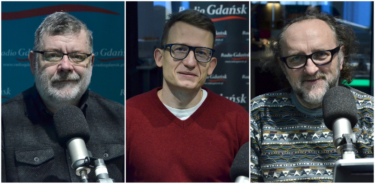 Andrzej Chmielecki, Bogusław Wieczorek, Adam Protasiuk (fot. Radio Gdańsk/Martyna Krawcewicz)