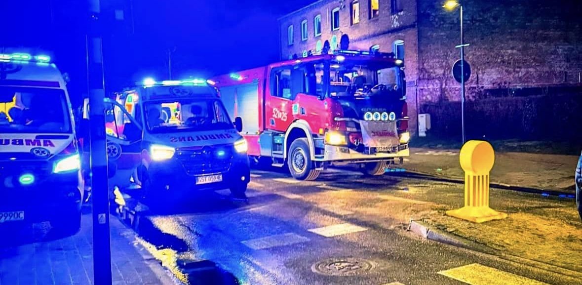 Miejsce zdarzenia (fot. OSP Starogard Gdański)