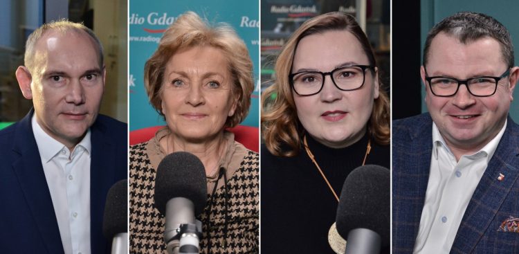 Waldemar Chejmanowski, Magdalena Kołodziejczak, Weronika Chmielowiec, Marek Goliński (fot. Radio Gdańsk/Artur Maszota)