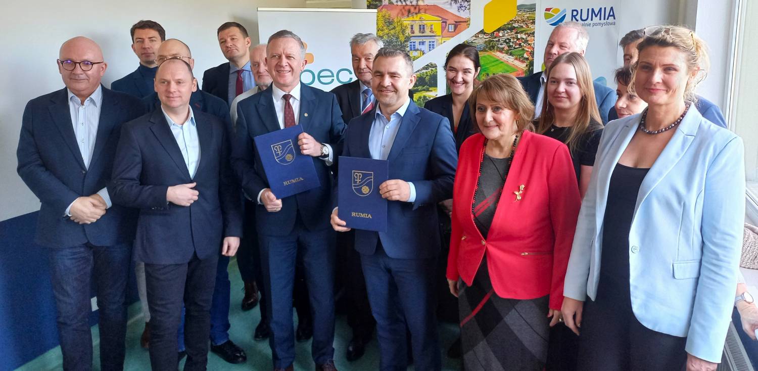 Podpisanie umowy pomiędzy władzami Rumi a OPEC Gdynia - 28.01.2025 r. (fot. mat. pras.)