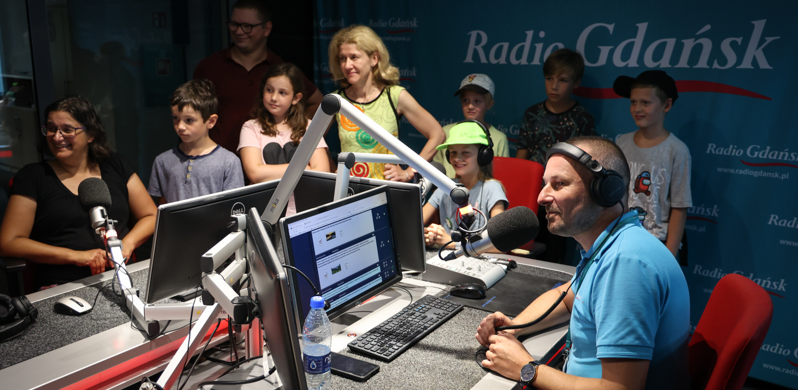 Zwiedzanie Radia Gdańsk (Fot. Radio Gdańsk/Roman Jocher)