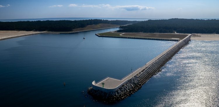 Przekop Mierzei Wiślanej (fot. KFP/Paweł Marcinko)