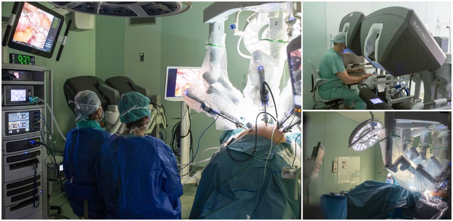 101. operacja ginekologiczna z asystą robota Da Vinci w UCK, szpitalu GUMed (fot. mat. pras. UCK)