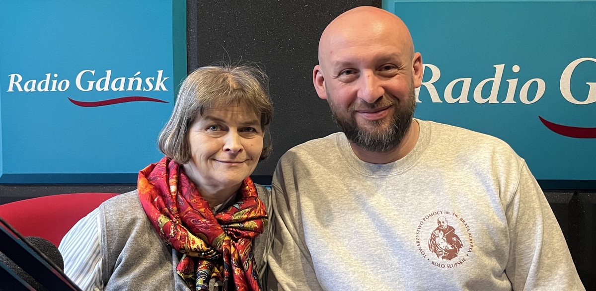 Joanna Chudzińska i Klaudiusz Dyjas (fot. Radio Gdańsk/Joanna Merecka-Łotysz)
