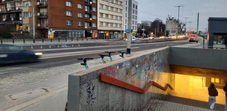 Przejście podziemne pod ulicą Morską (fot. Radio Gdańsk/Marcin Lange)