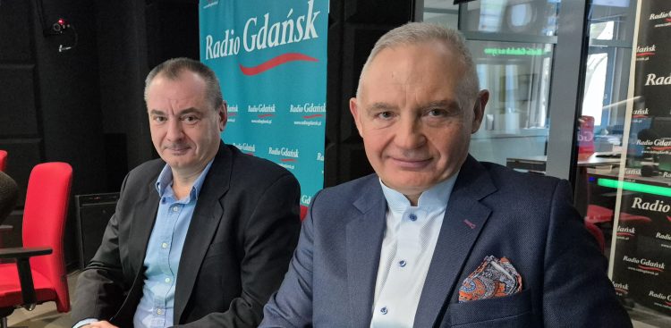 Lek. Tomasz Podczarski i dr n. med. Wojciech Narożański (fot. Radio Gdańsk/Joanna Matuszewska)