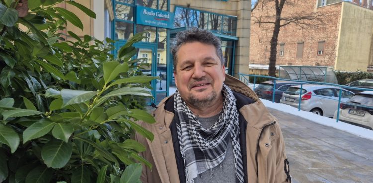 Tomasz Lipski z Nadbałtyckiego Centrum Kultury w Gdańsku (fot. Radio Gdańsk/Andrzej Urbański)