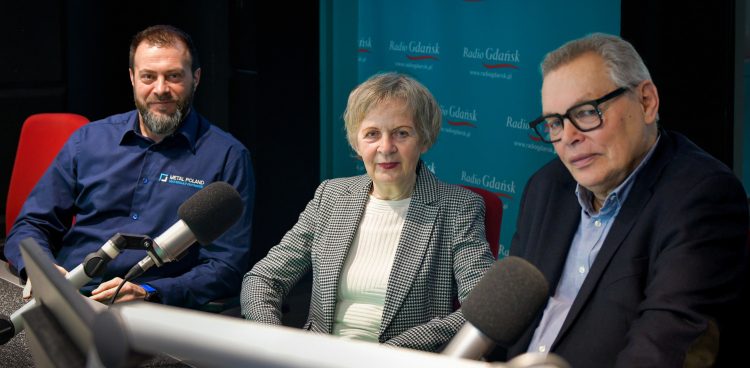 Krzysztof Szóstka, prof. Anna Zielińska-Głębocka, prof. Piotr Dominiak (fot. Radio Gdańsk/Pola Malańska)