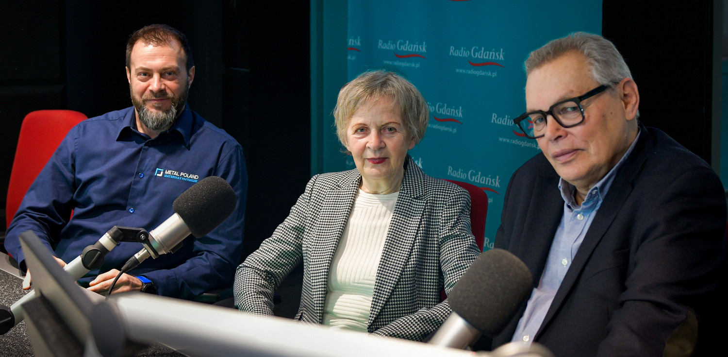 Krzysztof Szóstka, prof. Anna Zielińska-Głębocka, prof. Piotr Dominiak (fot. Radio Gdańsk/Pola Malańska)