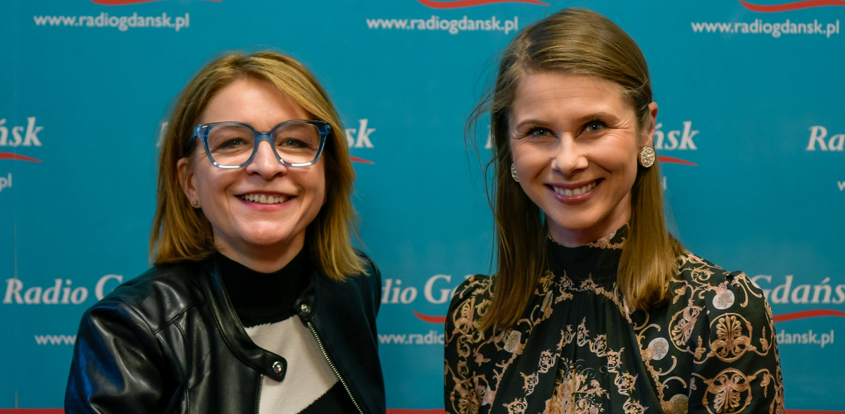 Aldona Dybuk i dr Marta Herstowska (fot. Radio Gdańsk/Pola Malańska)