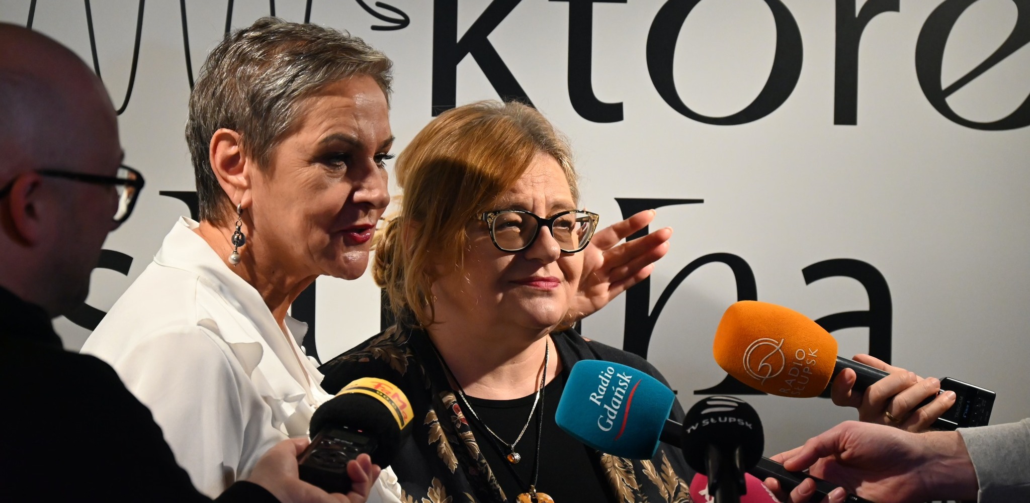 Krystyna Danilecka-Wojewódzka, prezydent Słupska (z lewej i Dorota Dankowska (fot. UM Słupsk)