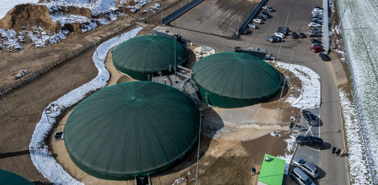 Nz. biogazownia w Wicku (fot. Krzysztof Mystkowski / KFP)