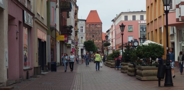 Chojnice, ulica Kościuszki (fot. SkyMaja/Wikimedia Commons)