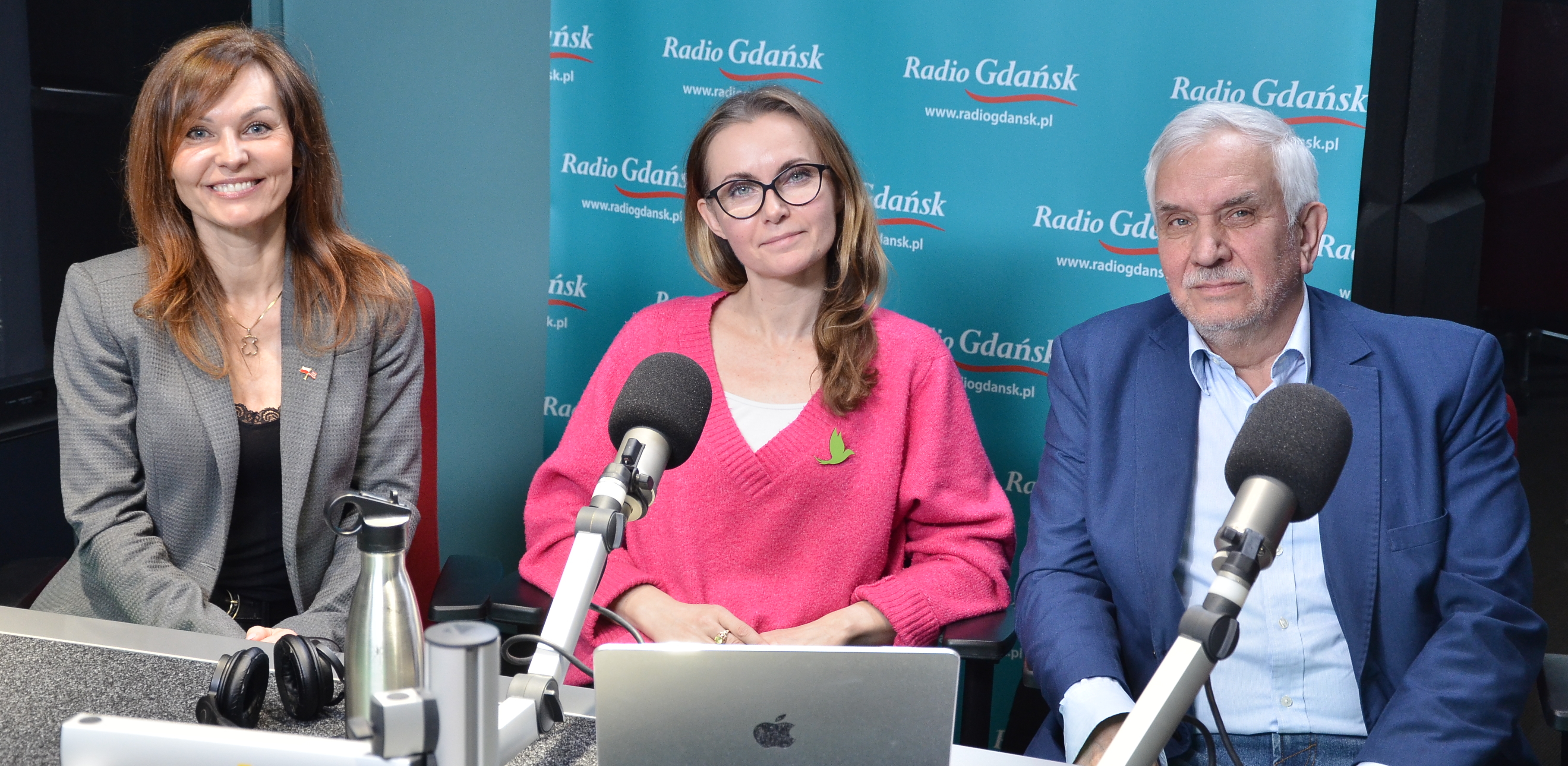 Joanna Bojarska, Magdalena Wójtowicz i Michał Górski (fot. Radio Gdańsk/Adrian Kasprzycki)