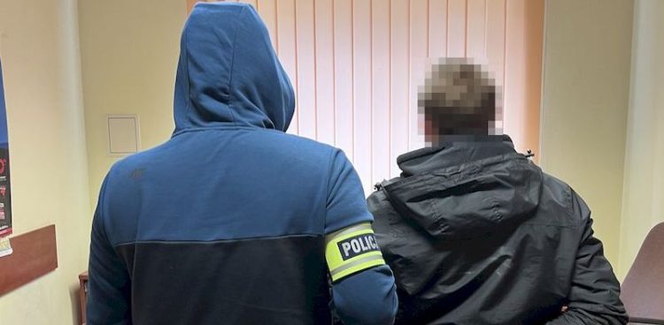 26-latek wsiadł za kierownicę po zażyciu amfetaminy (Fot. KMP Słupsk)