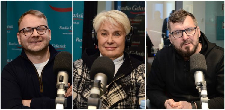 Michał Stąporek, Dorota Sobieniecka i Tomasz Sieliwończyk (fot. Radio Gdańsk)