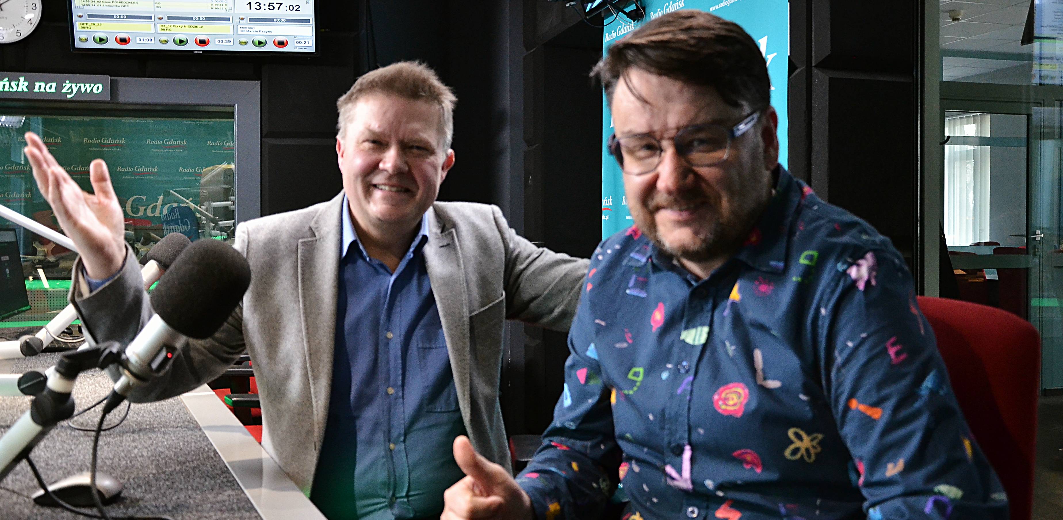 Sławomir Siezieniewski i Marcin Dybuk (fot. Radio Gdańsk/Piotr Puchalski)