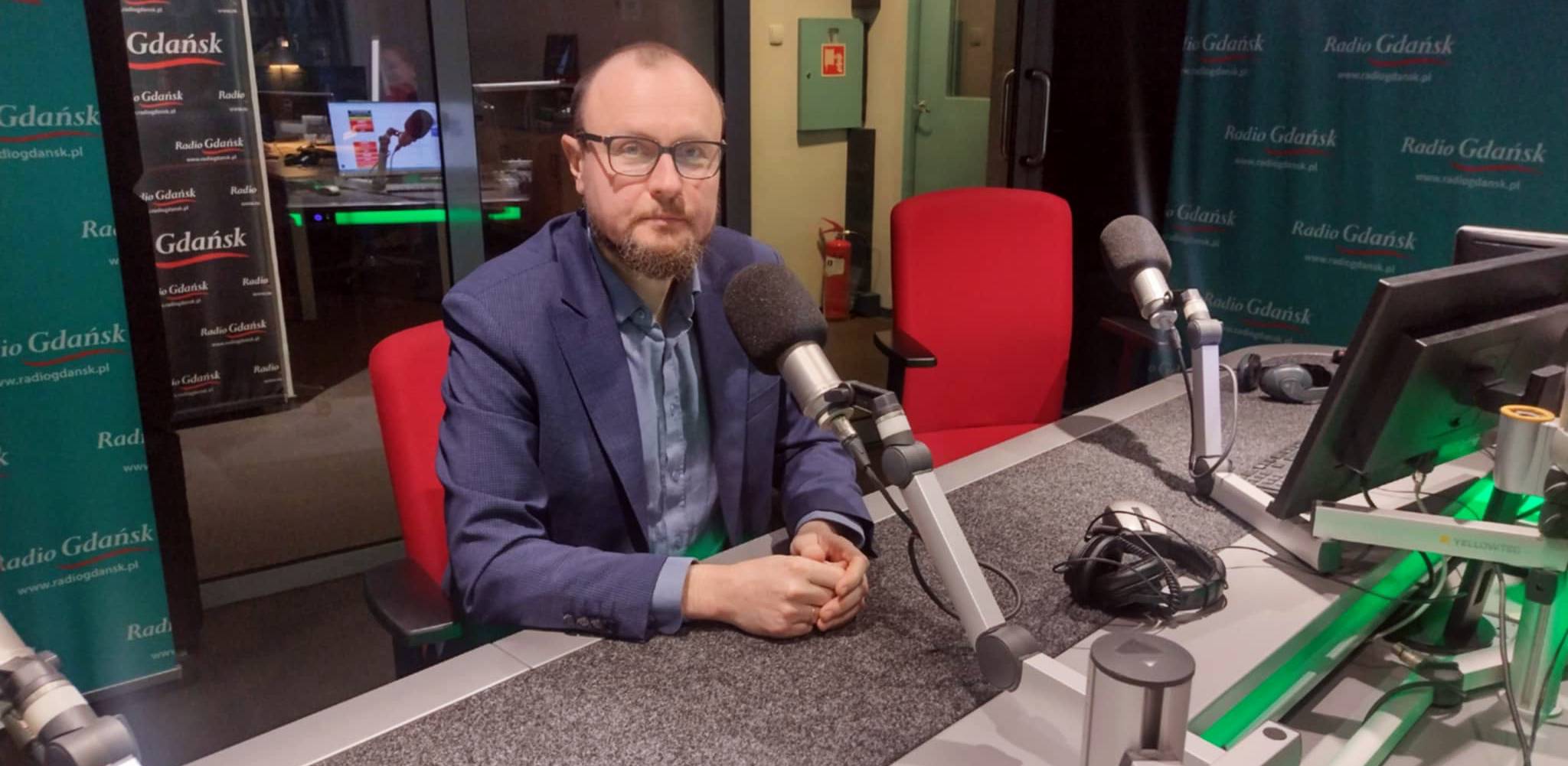 Mariusz Bzdęga, dyrektor zarządzający ds. kultury i aktywności mieszkańców UMG (fot. Radio Gdańsk/Hanna Brzezińska)