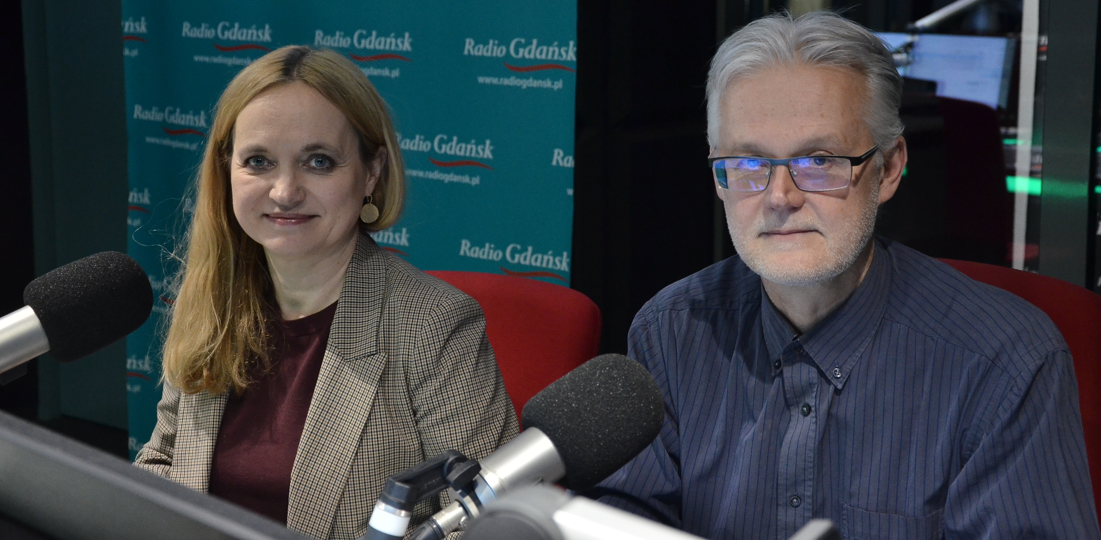 Jolanta Grenda oraz Tadeusz Jędrzejczak (Fot. Radio Gdańsk)