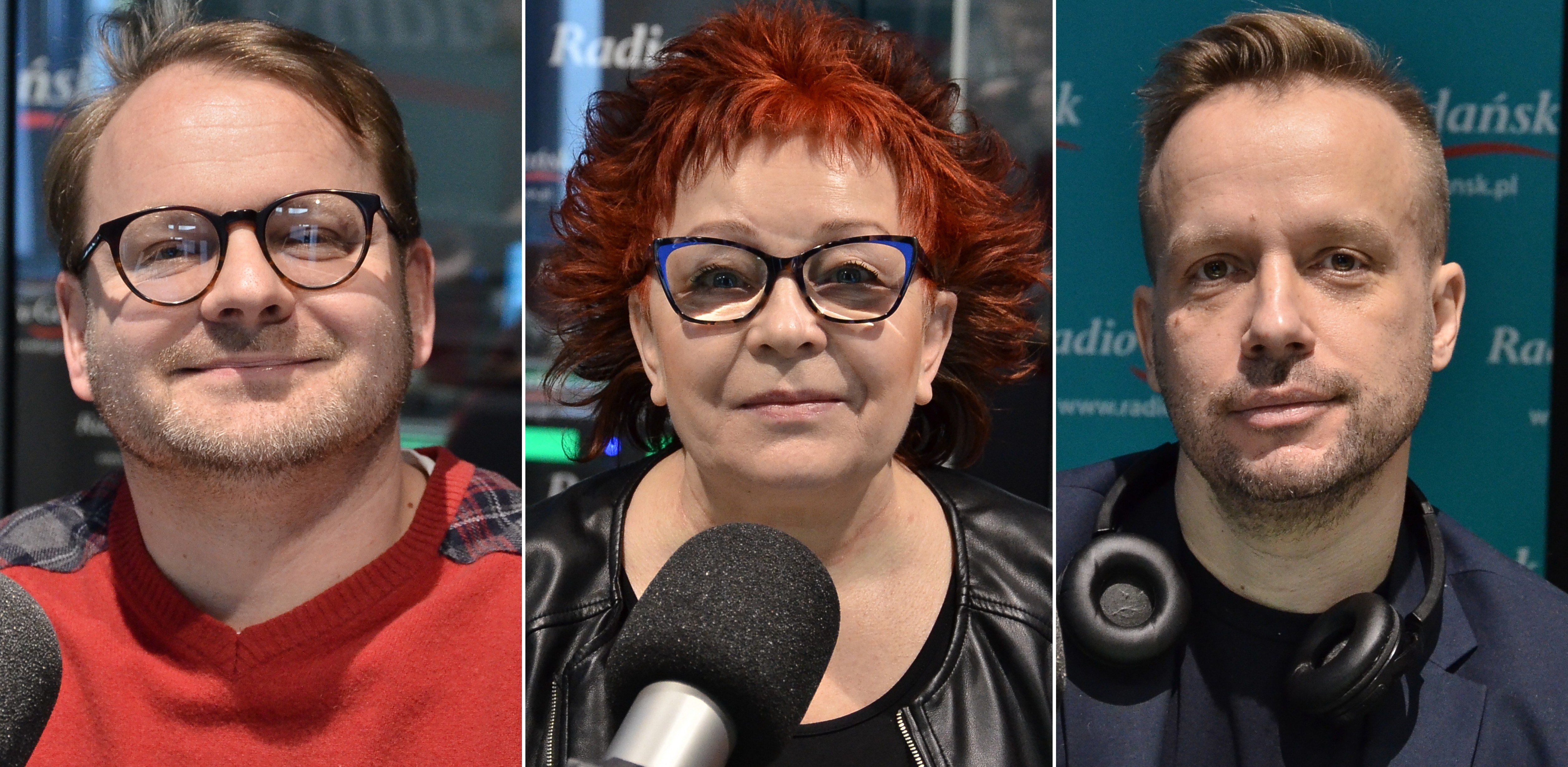 Michał Stąporek, Ryszarda Wojciechowska, Piotr Olejarczyk (Fot. Radio Gdańsk)