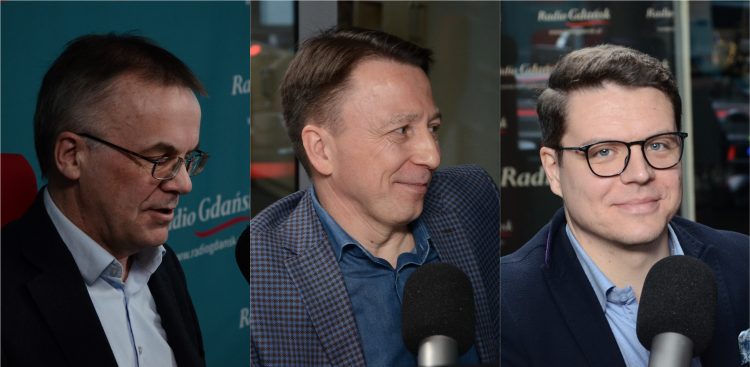 Jarosław Sellin, Patryk Gabriel, Krzysztof Szymański (fot. Radio Gdańsk)