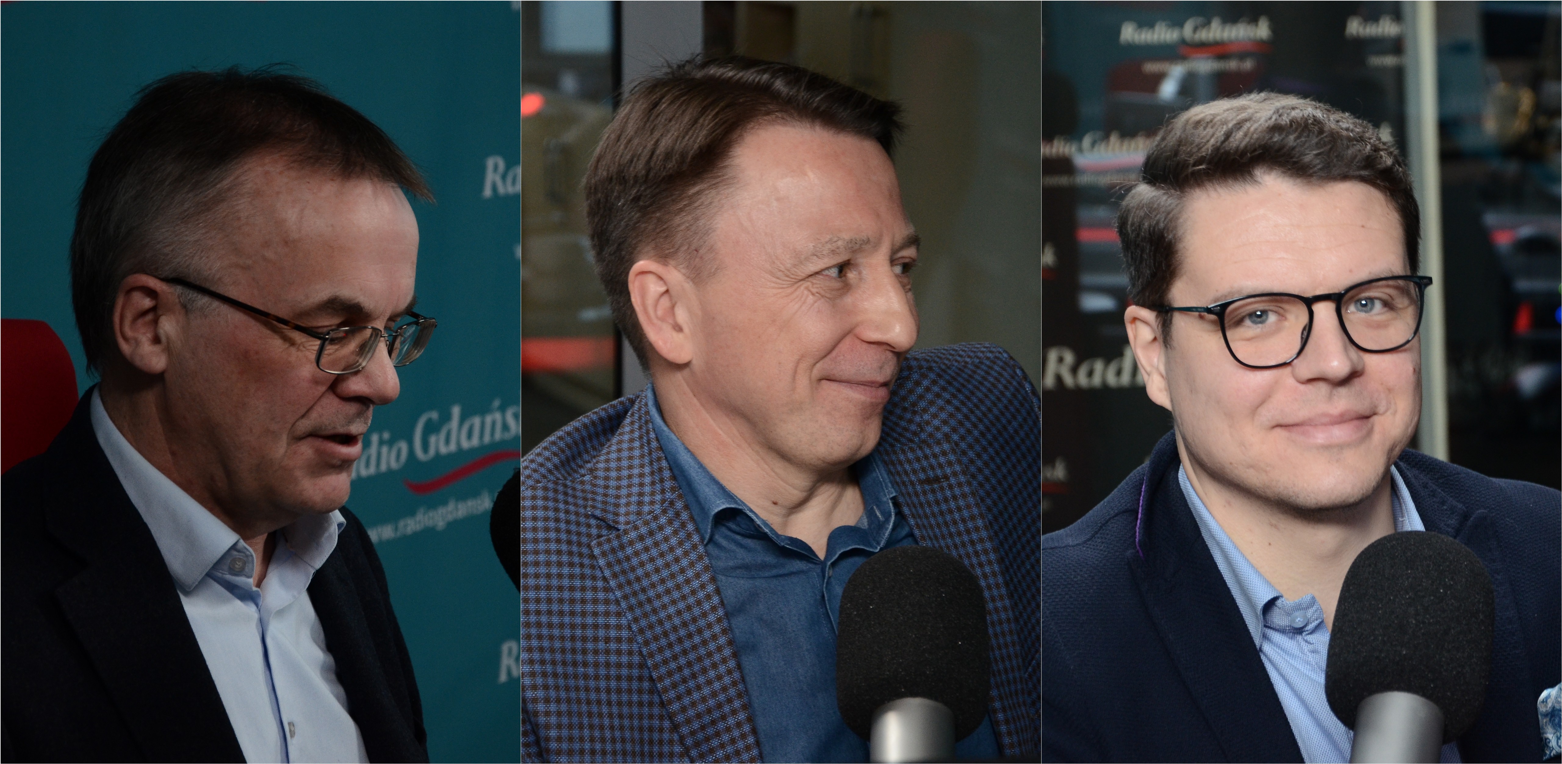 Jarosław Sellin, Patryk Gabriel, Krzysztof Szymański (fot. Radio Gdańsk)