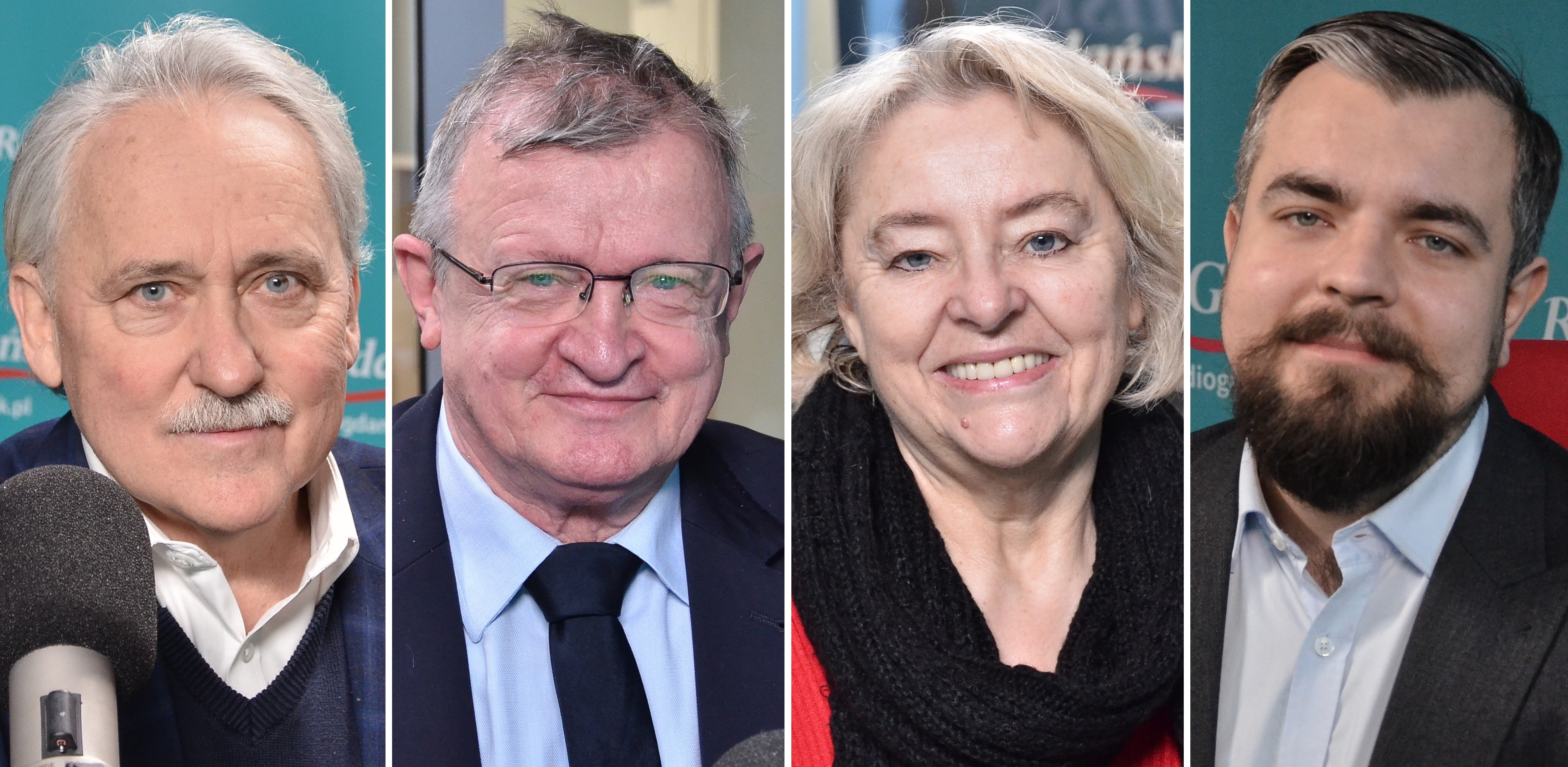Leszek Czarnobaj, Tadeusz Cymański, Jolanta Banach, Michał Urbaniak (Fot. Radio Gdańsk)