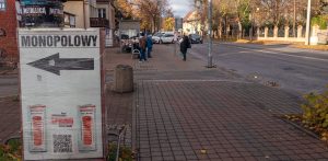 Ulica Chopina w Pruszczu Gdańskim. 18.11.2024 r. (fot. Daniel Słoboda / KFP)