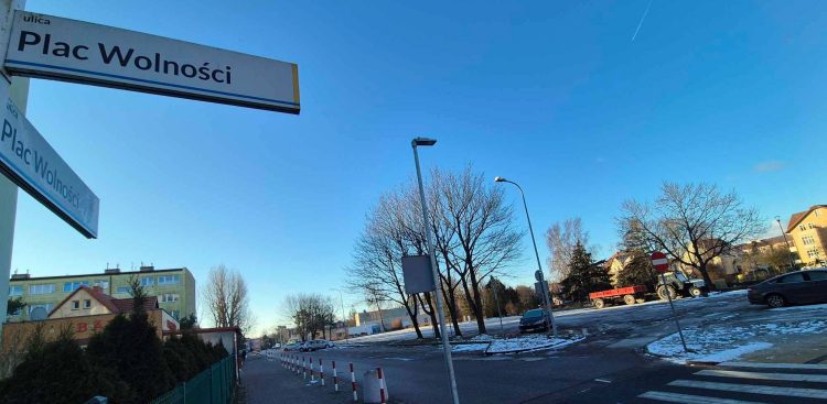 Plac Wolności w Ustce (fot. Radio Gdańsk/Przemysław Woś)