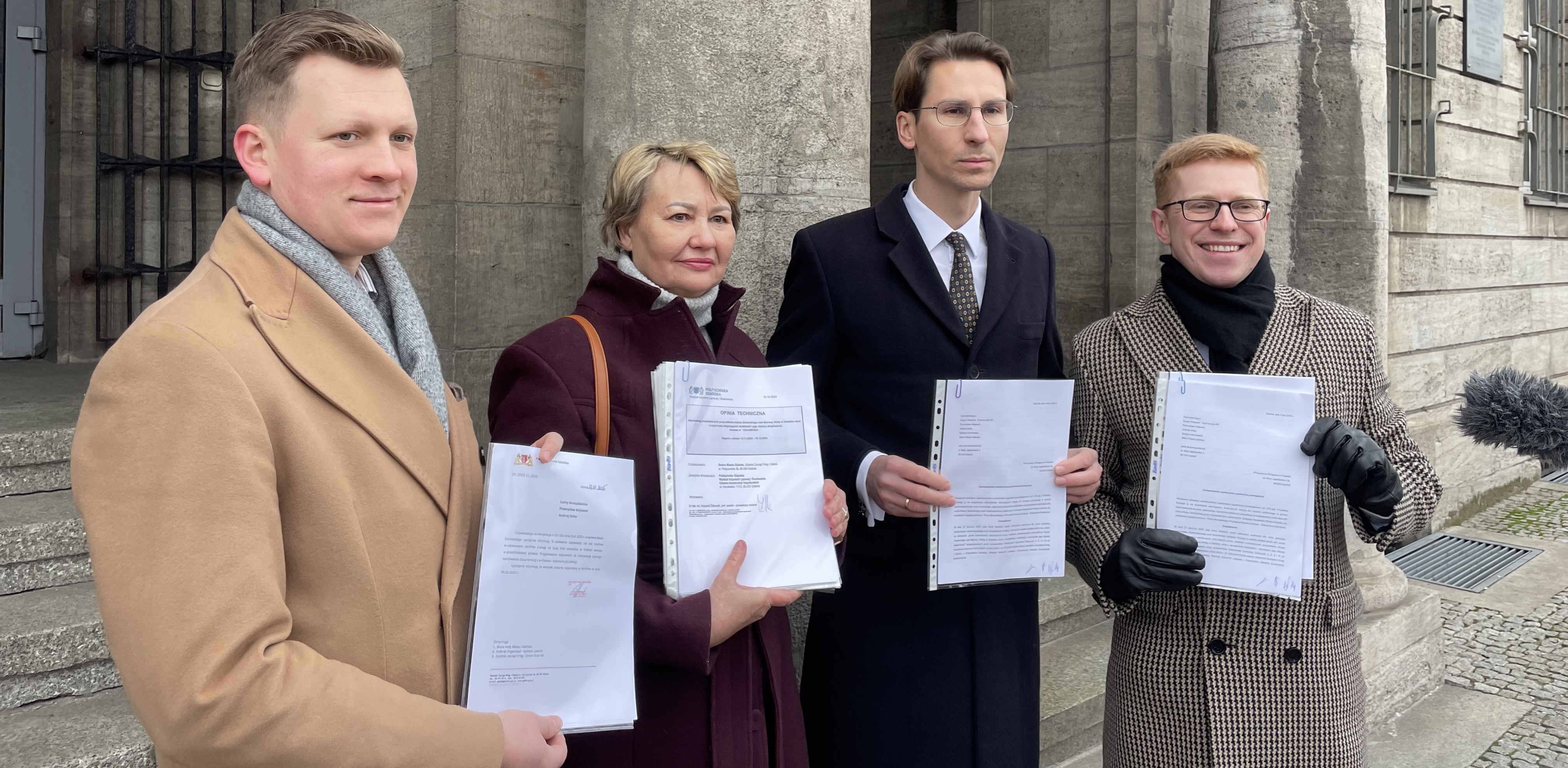 Przemysław Majewski, Barbara Imianowska, Kacper Płażyński, Andrzej Skiba (Fot. Radio Gdańsk/Tymon Nieśmiałek)