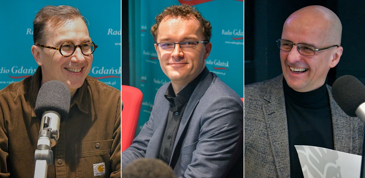 Marek Trojanowicz, Arkadiusz Gasperczyk, Piotr Ciechowicz (fot. Radio Gdańsk/Pola Malańska)