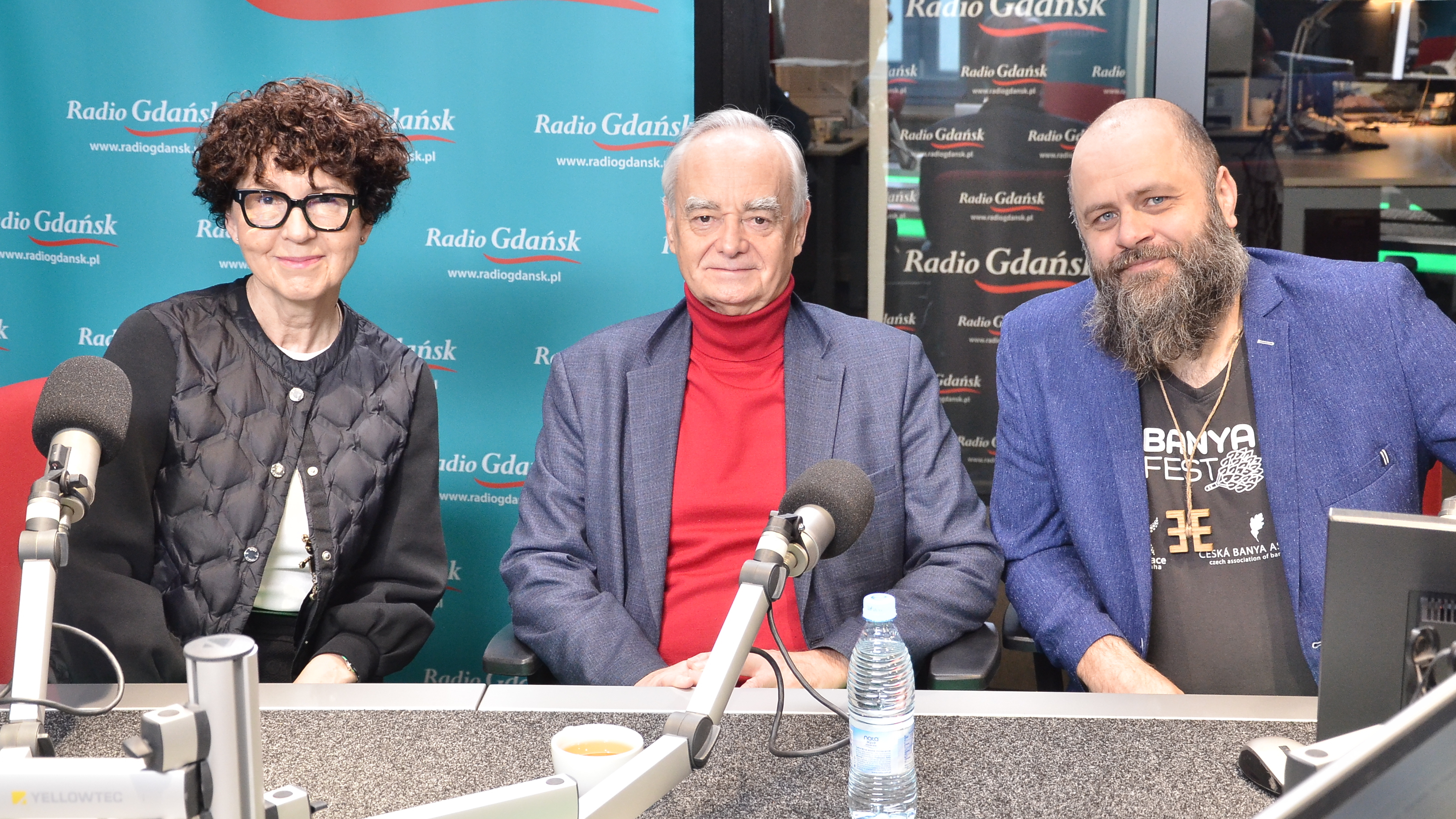 Ewa Sowińska, Zbigniew Canowiecki i Bolesław Drapella (fot. Radio Gdańsk/Adrian Kasprzycki)