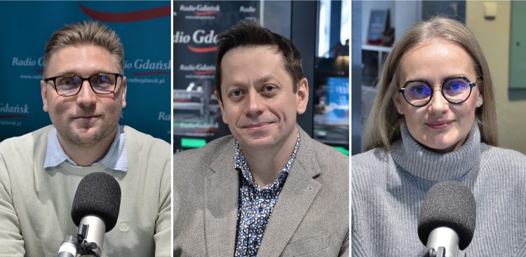 Łukasz Olechnowicz, Joanna Ryngwelska i Przemysław Kitowski (fot. Radio Gdańsk/Artur Maszota)